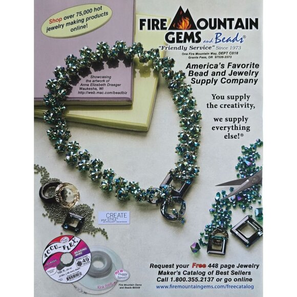 Bead And Button Magazine August 2008 Create A Beautiful Wire Work Pendant - Picture 3 of 14